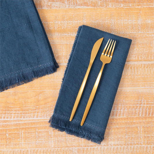 Stonewashed Linen Blend Napkin