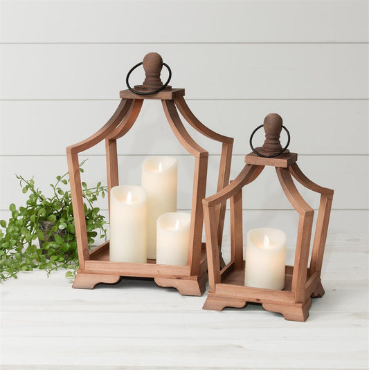 Arched Wooden Lanterns