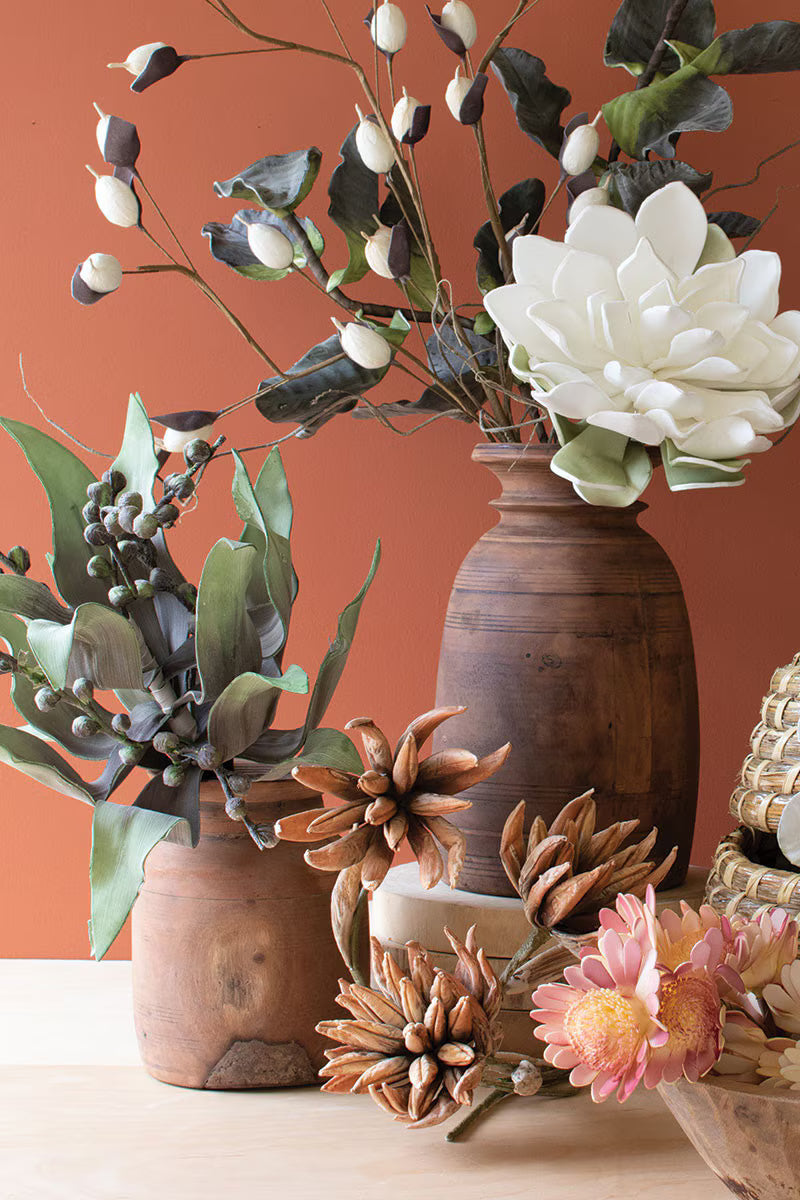 Mango Wood Urns