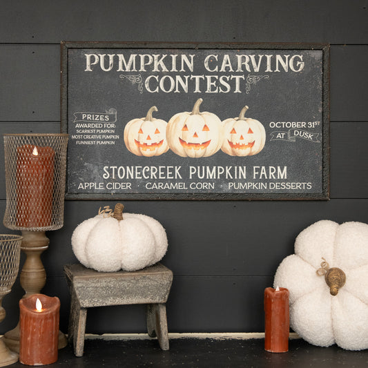Pumpkin Carving Contest Sign 24"
