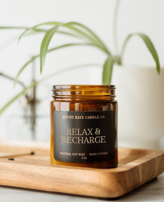 Rustic Rays | Relax & Recharge Candle