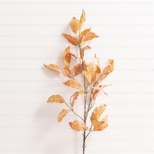 Rust Birch Leaf Spray