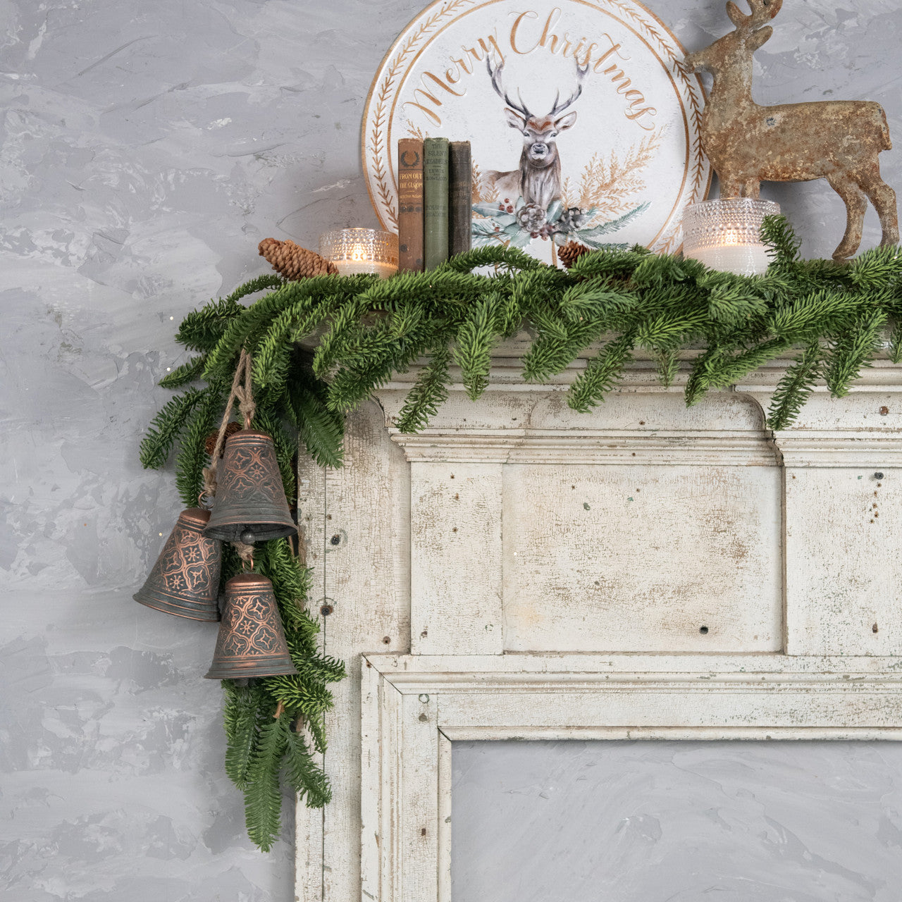 Soft Hunter Green Pine Garland | 6'