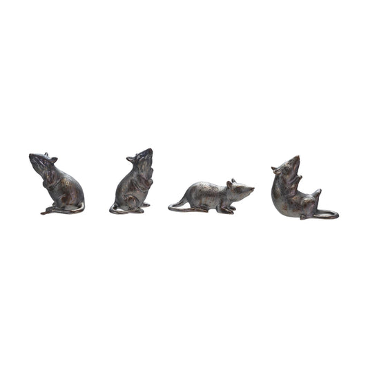 Stoneware Rat Metallic Glaze