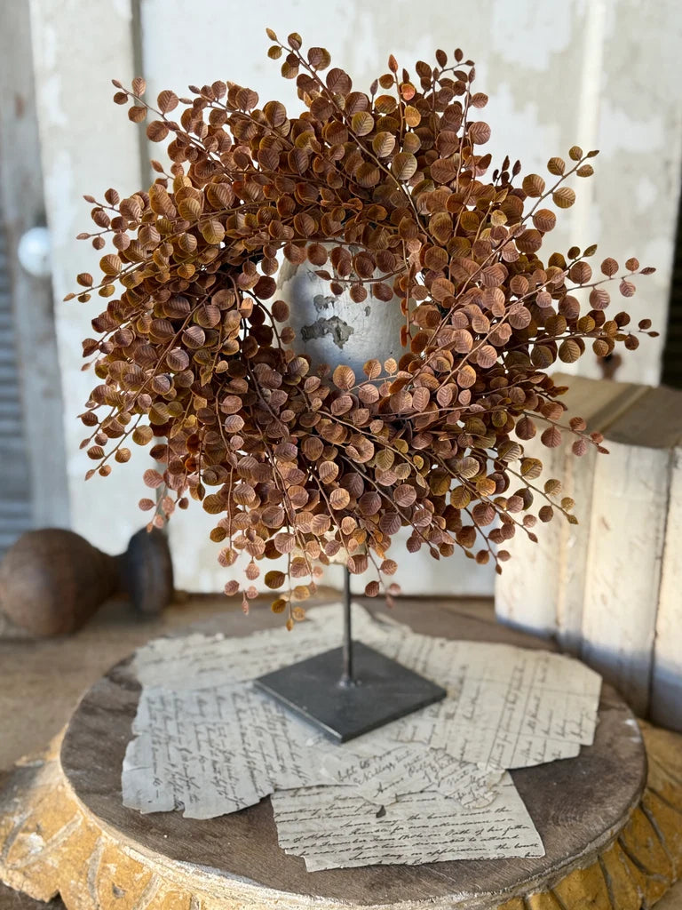 Cider Leaves Candle Ring | 12"