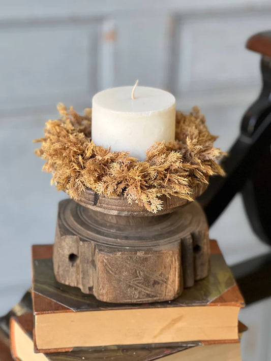 Sungold Candle Ring | 6"