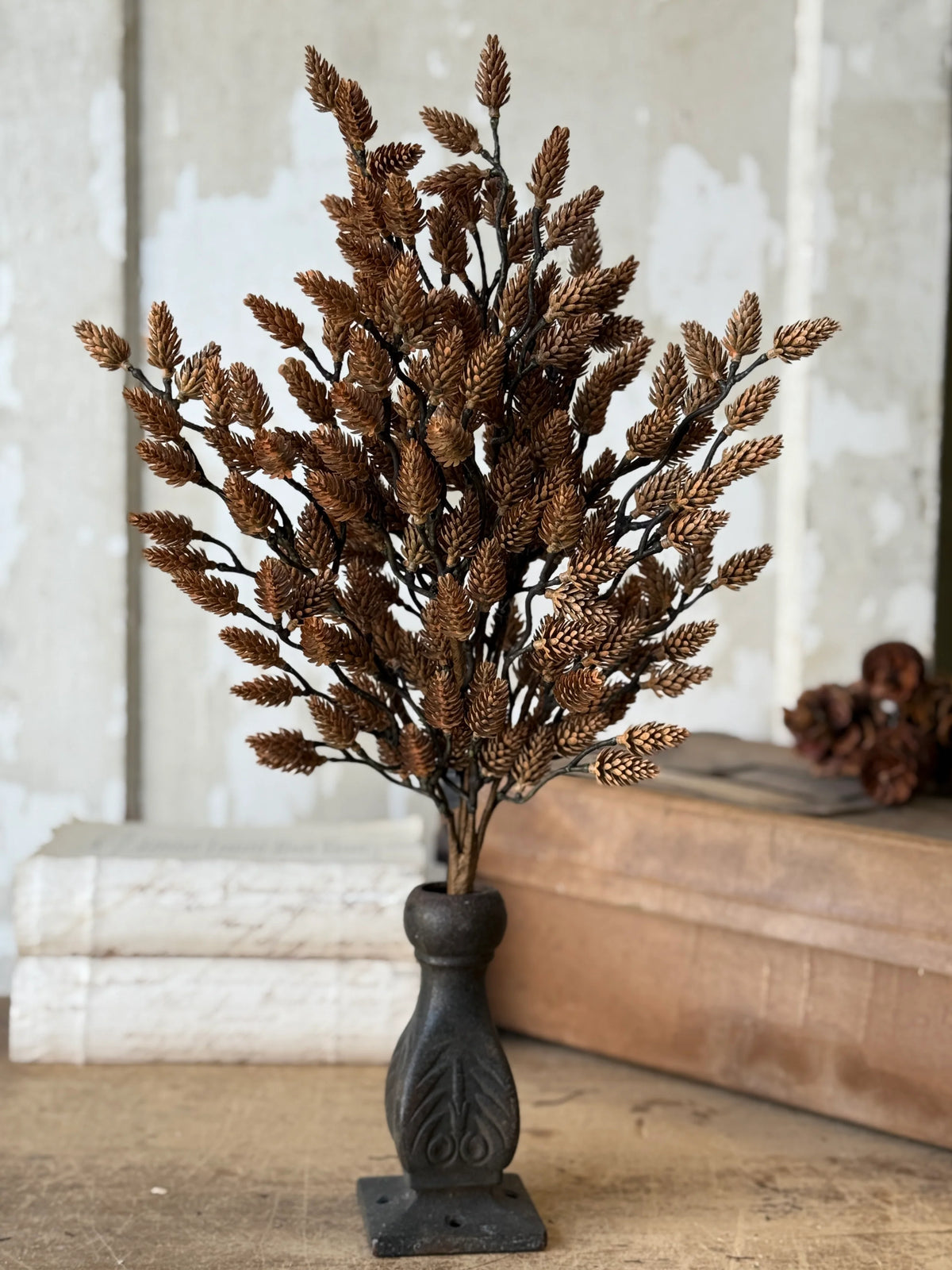 Plethora Pinecones Bush | 19"