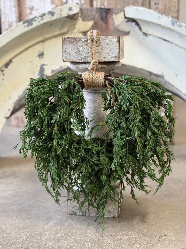Emerald Falls Hanging Wreath | 16"