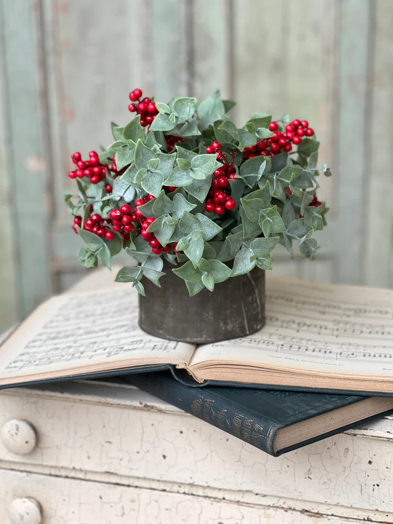 Yuletide Eucalyptus Half Sphere