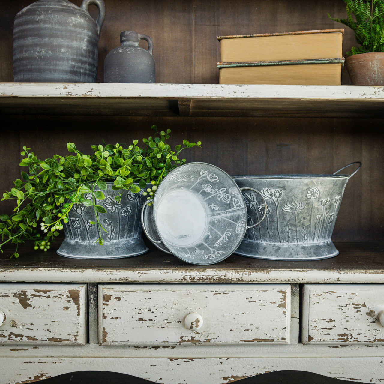 Two Handle Flower Buckets