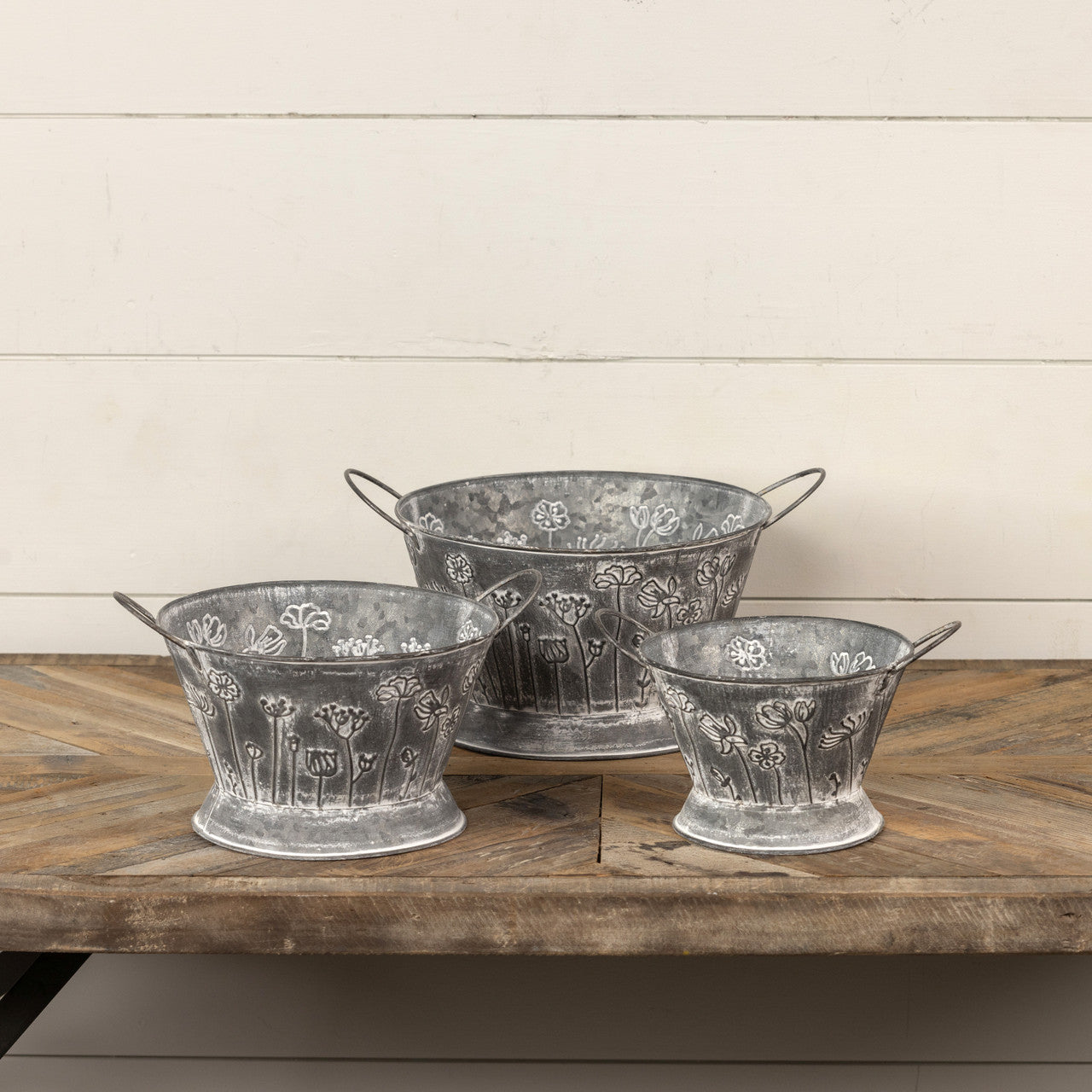 Two Handle Flower Buckets