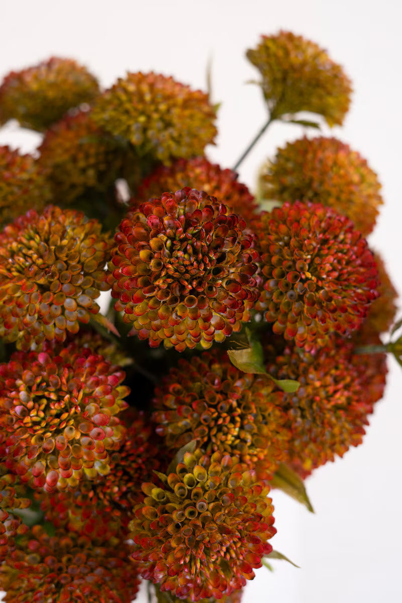 Artificial Auburn Dahlias | Bundle of 7