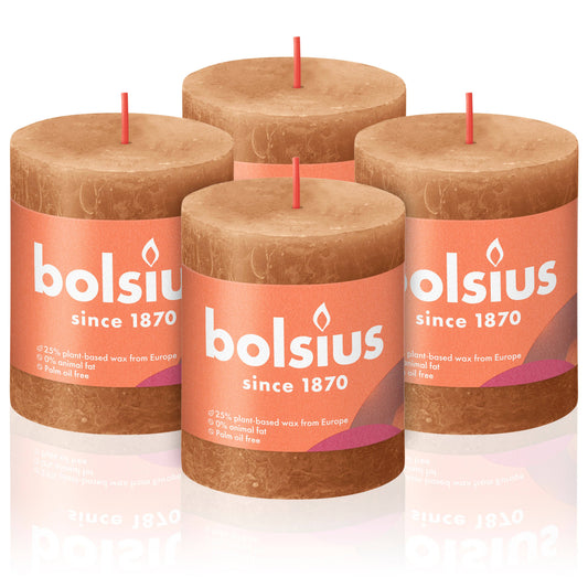 Rustic Pillar Candle Wax | Spice Brown | 2.75 X 3.25"