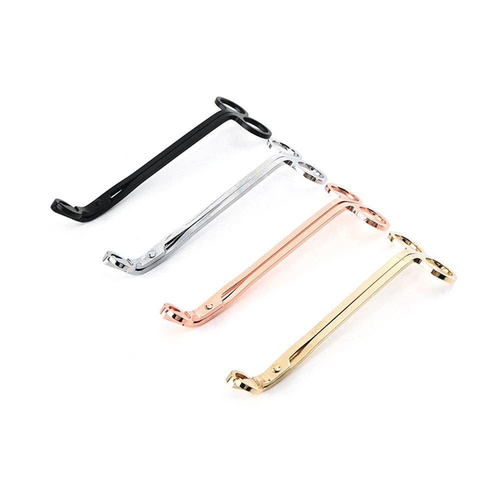Candle Wick Trimmer Scissor Cutter Stainless Steel: Black